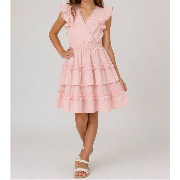 LoveShackFancy Other - LoveShackFancy for Target Girls Pink Ruffle Dress NWT Size 14